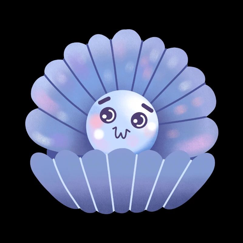Perle dessinée à la petite main mignonne