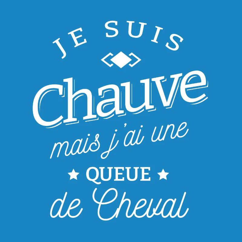 JE SUIS CHAUVE AVEC UNE QUEUE DE CHEVAL
