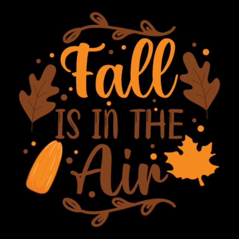 Der Herbst liegt in der Luft mit Eichelblättern