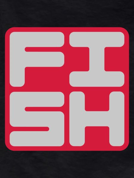 Text Logo Fish