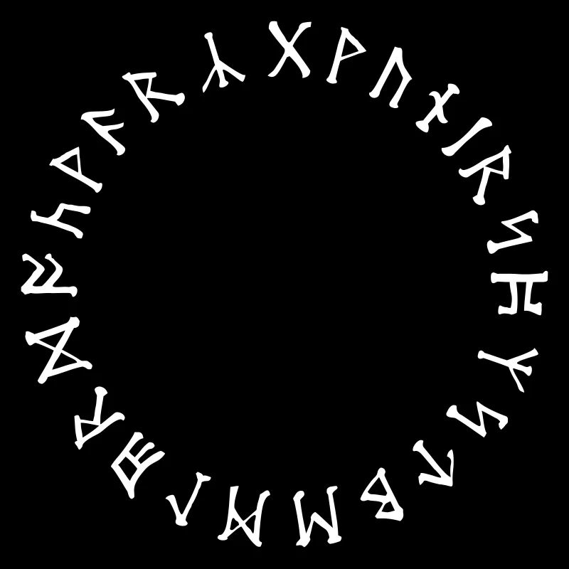 Wikinger Alphabet Runen