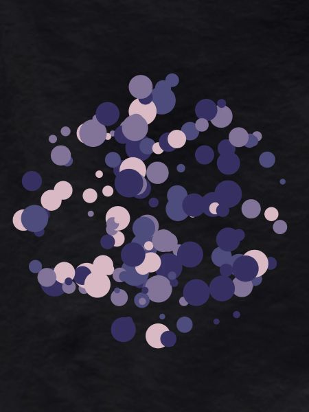 Abstract circles pattern
