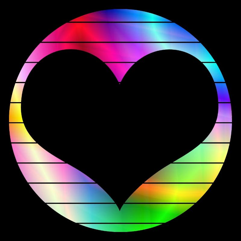 Regenbogen Herz Liebe LGBT