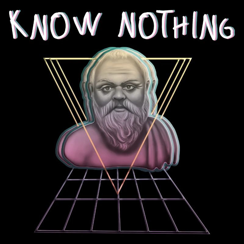 Ne rien savoir Socrates Vaporwave