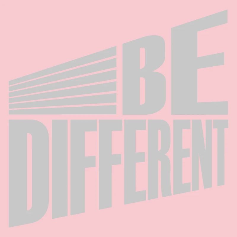 Soyez différent Logo Design