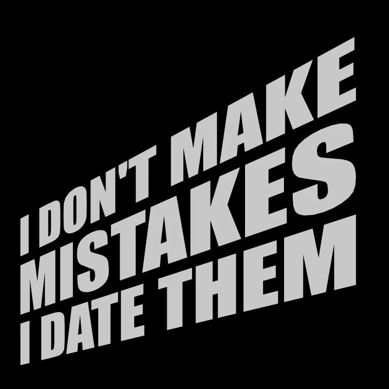 Date Mistakes Quote Logo