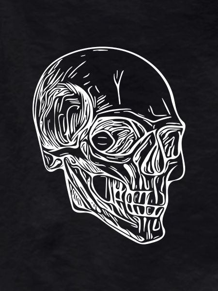 Skull Bone Halloween Skull