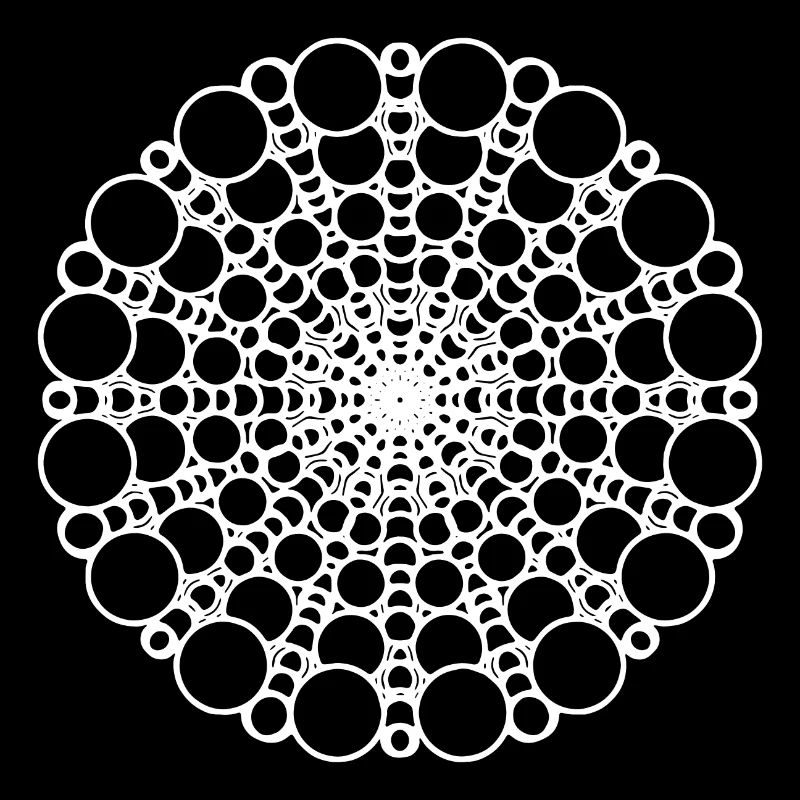 Geometrische Mandala Kreise runde Muster Form