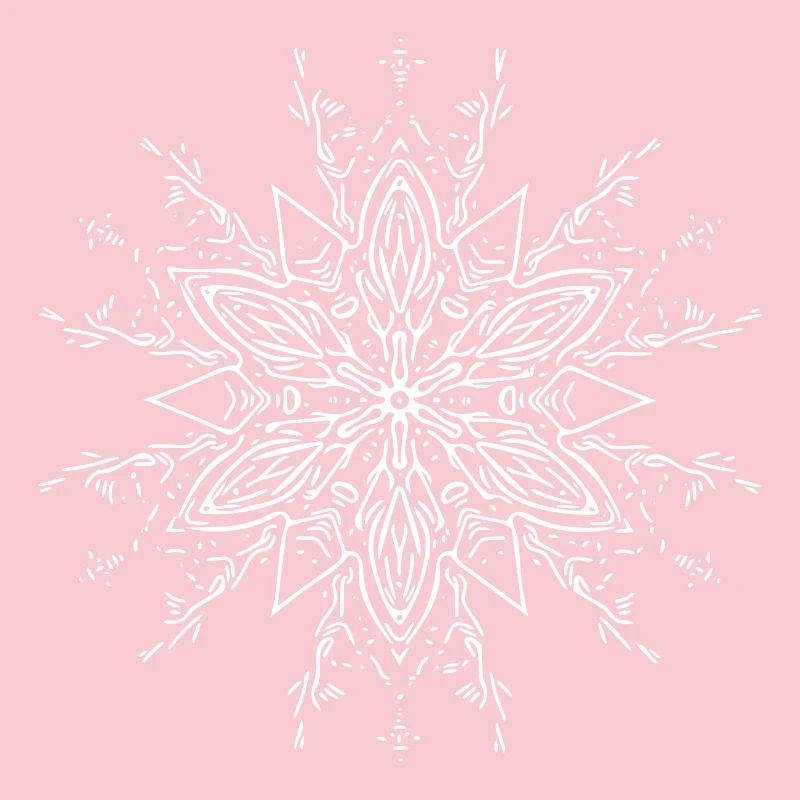 Mandala Flower Pattern Lines Forme abstraite