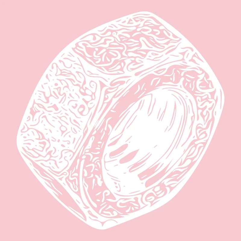 Schraubenmutter heller Oberfläche