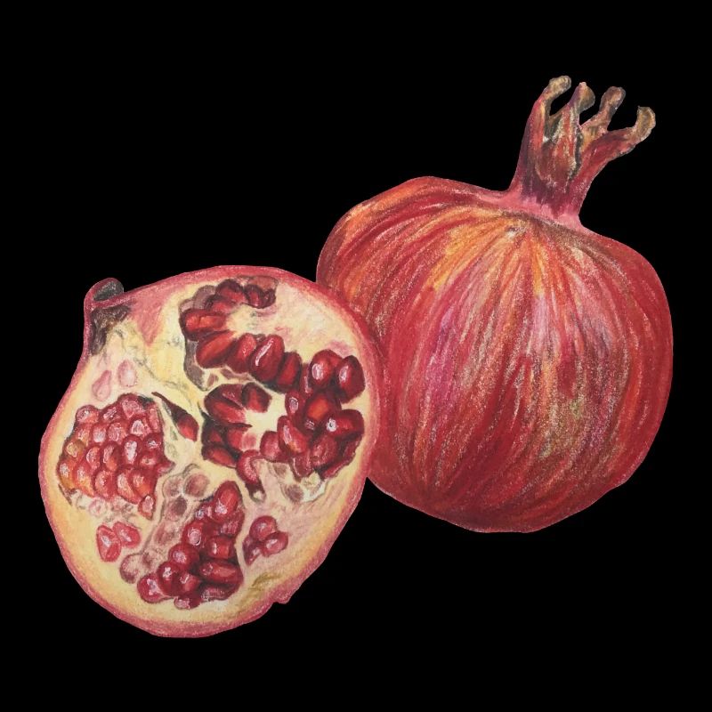 Cooking pomegranate fruit