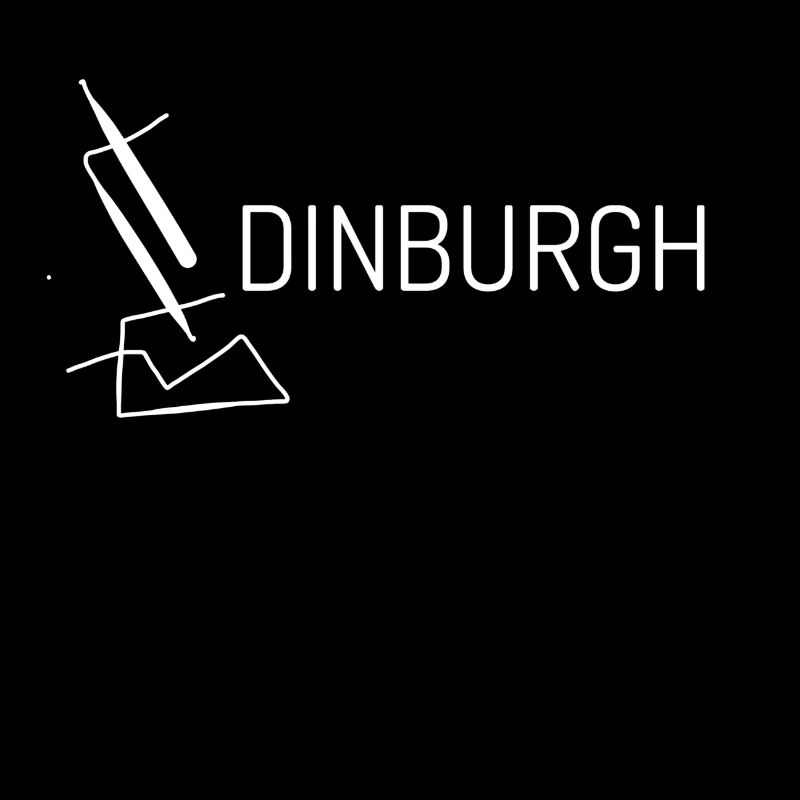 Black Edinburgh T-shirt
