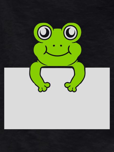 Present text Comic Frog