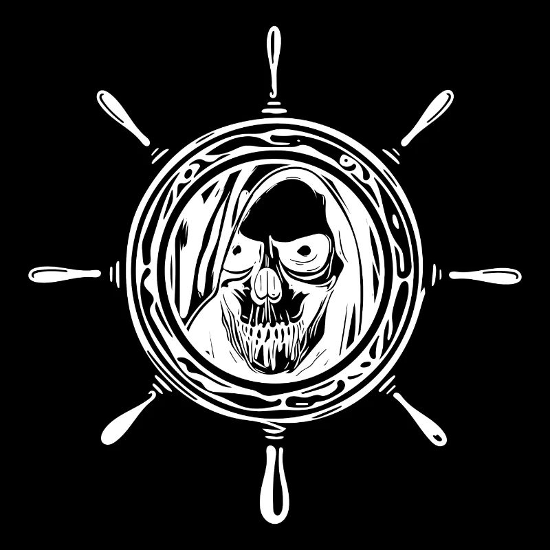 Volant avec peur Skull Sailor’s Face