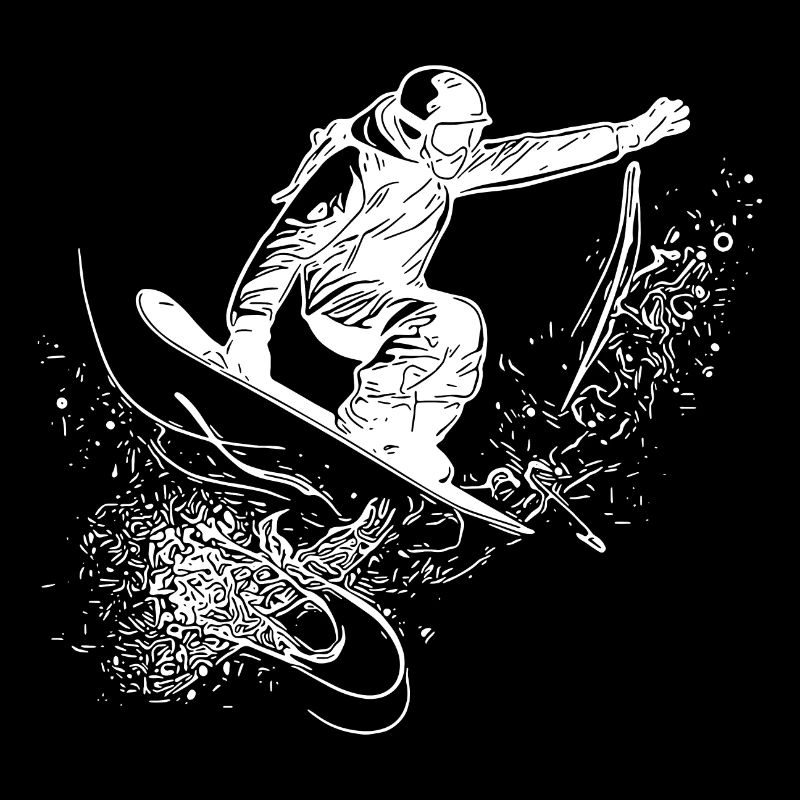 Snowboard Jump Style Extrêmement cool Freestsyle