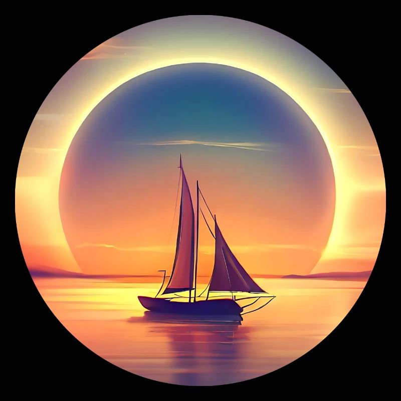Sailing into the sunset