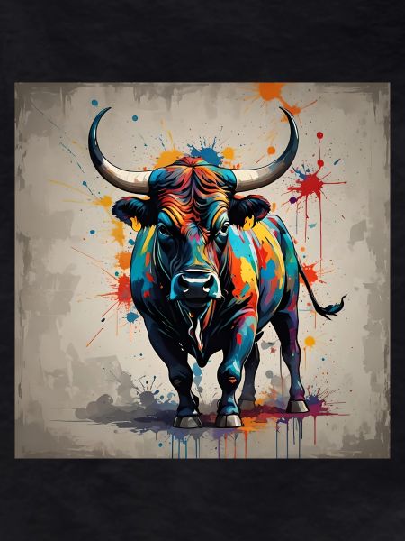 Bull coloured