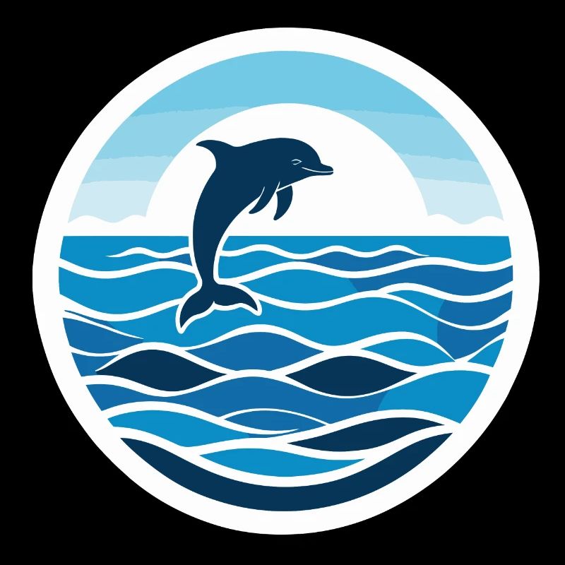 Danse des dauphins de l’océan