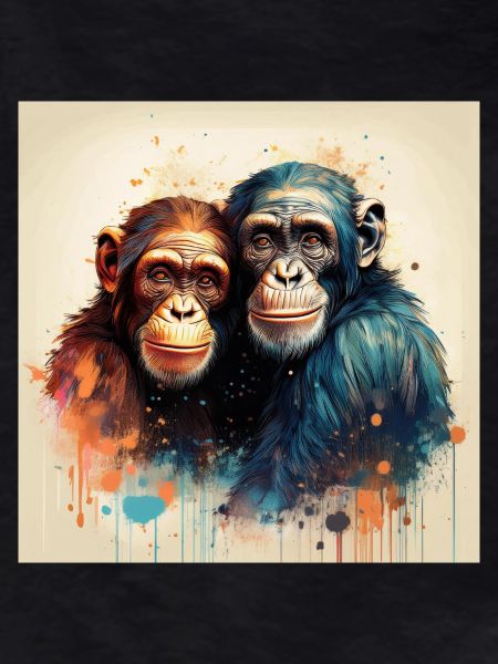 Chimpanzees in love