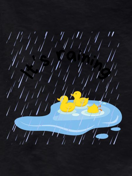 it's raining