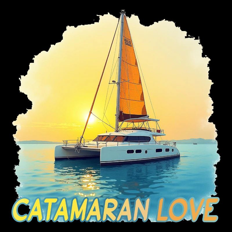 Catamaran Love, Sea, Sailing, Captain, Cat, Cat