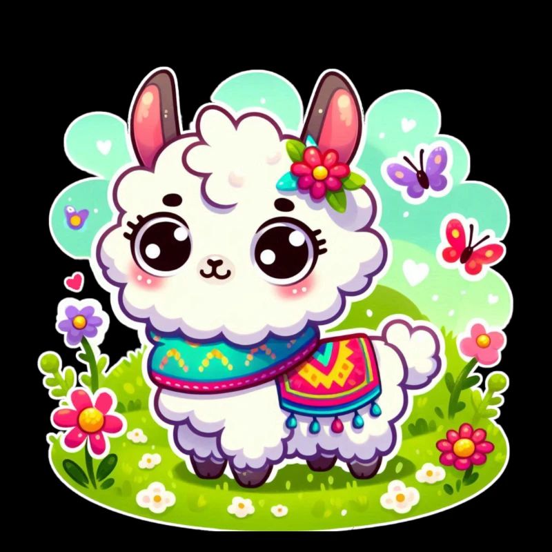 Süßes Lama