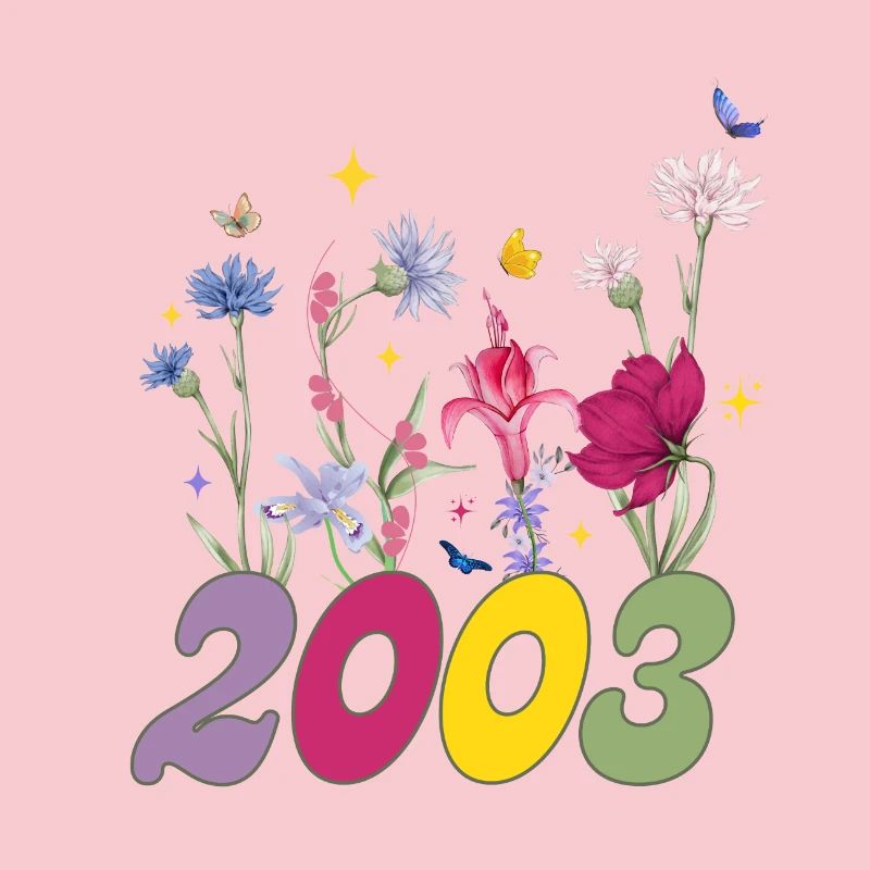 Année de naissance 2003 fleurs sauvages