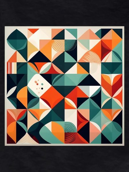Modern Geometric Abstract Design