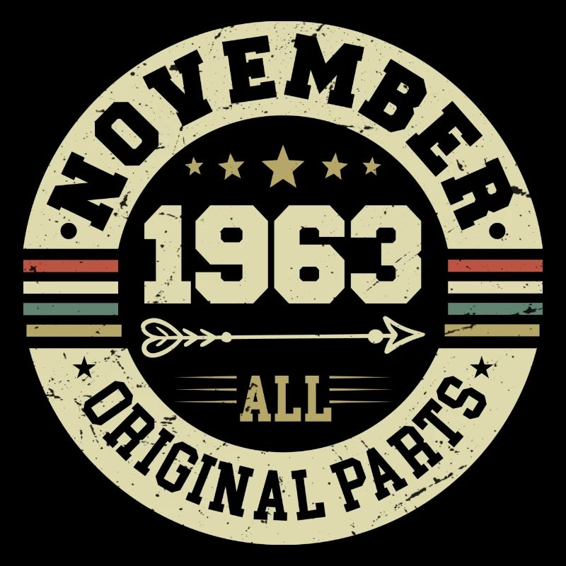 Vintage November 1963 - Geburtstag November 1963