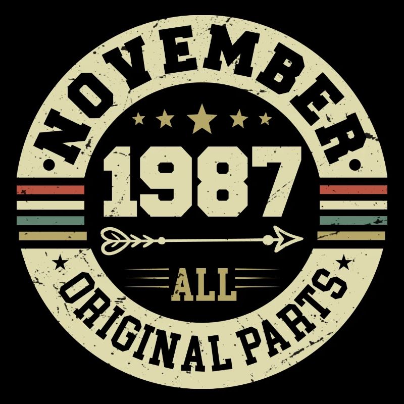 Vintage November 1987 - Geburtstag November 1987