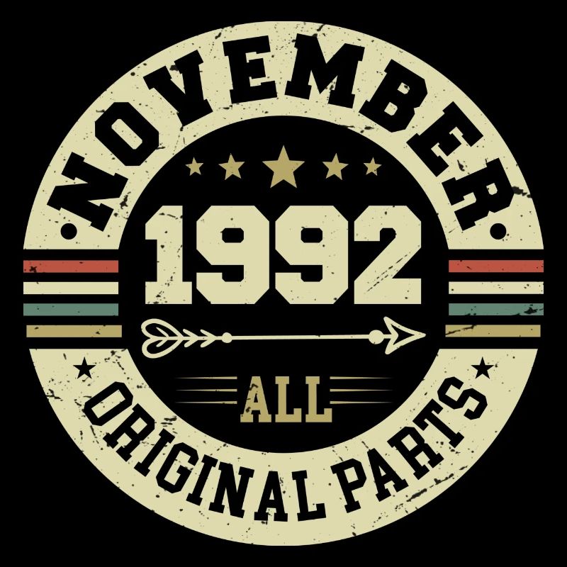 Vintage November 1992 - Geburtstag November 1992