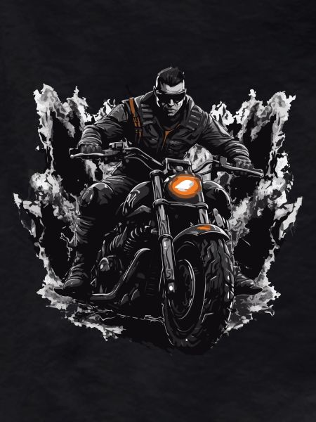 Motorcycle Biker