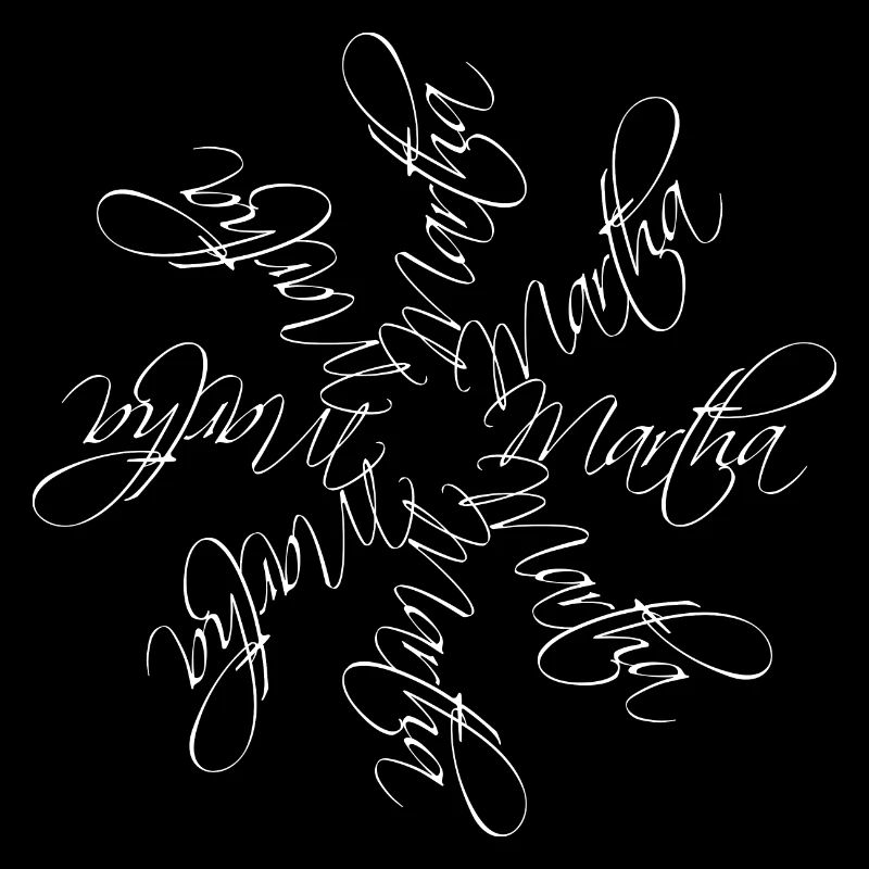 Martha Name Name Mandala
