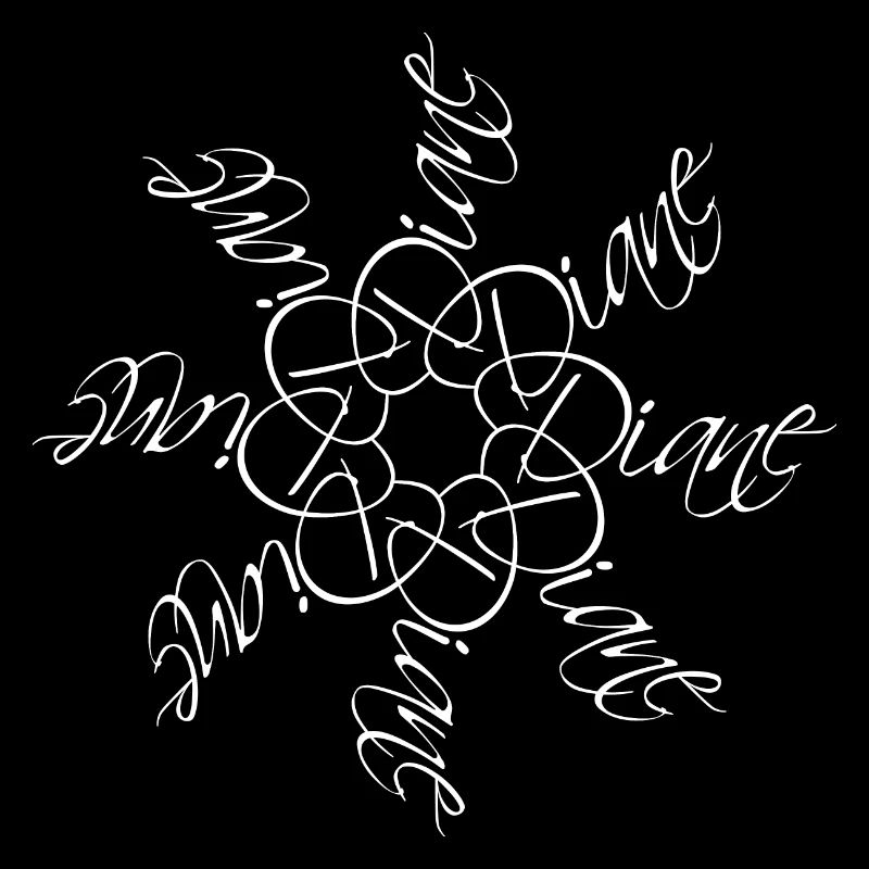 Diane Name Name Mandala