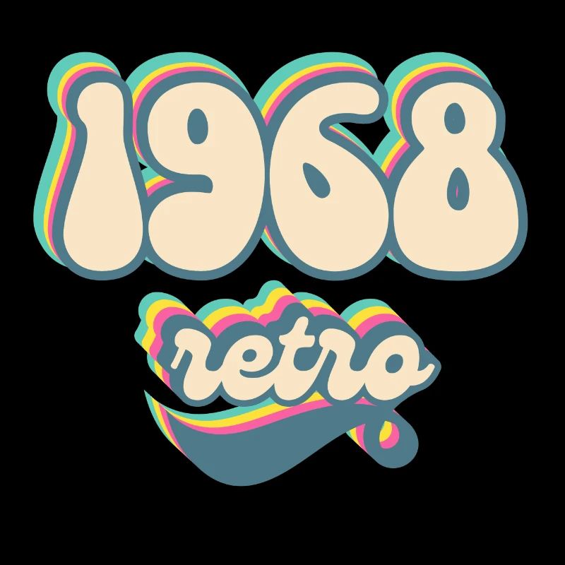 1968 retro idée cadeau