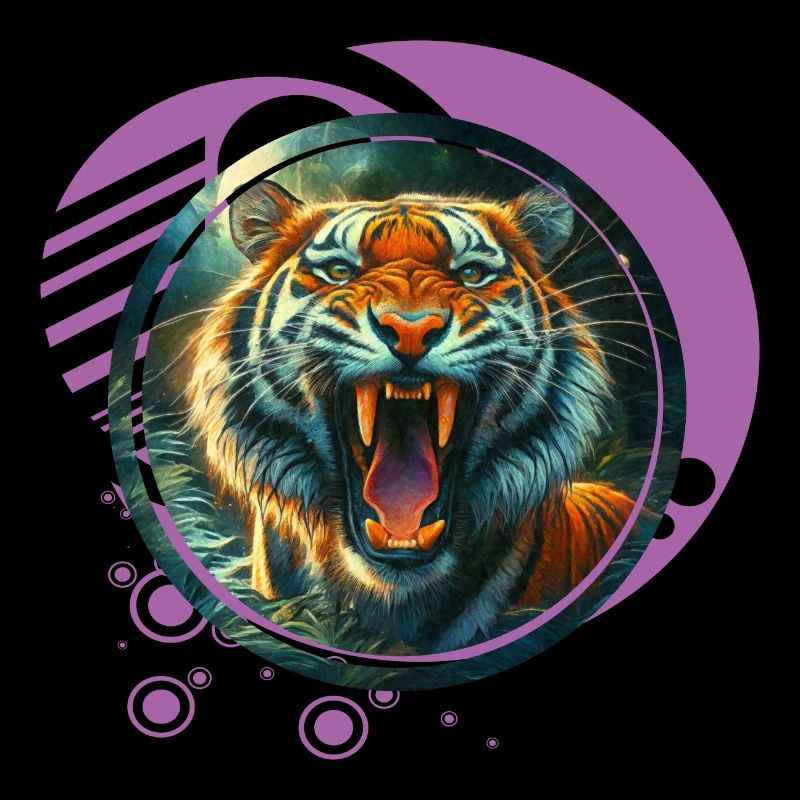 Tigre rugissant