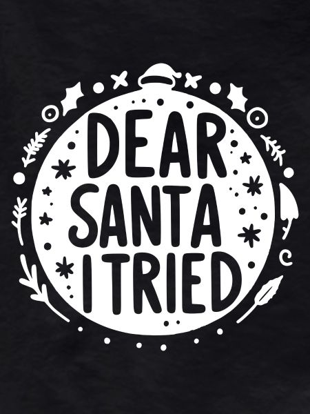Dear Santa I Tried