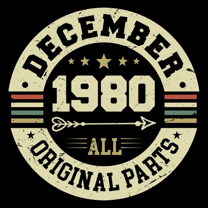 Legends Birthday December 1980 Born Gift