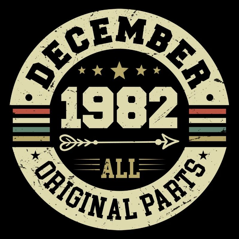 Légendes Anniversaire Décembre 1982 Naissance Cadeau