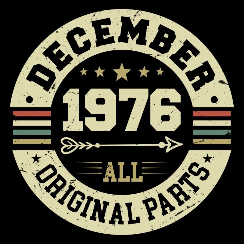 Légendes Anniversaire Décembre 1976 Naissance Cadeau