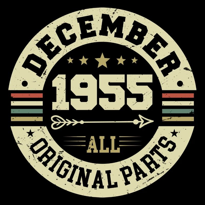 Légendes Anniversaire Décembre 1955 Naissance Cadeau