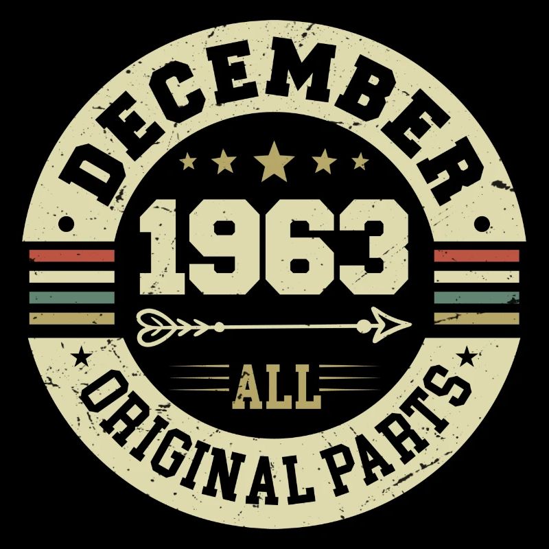 Legends Birthday December 1963 Born Gift