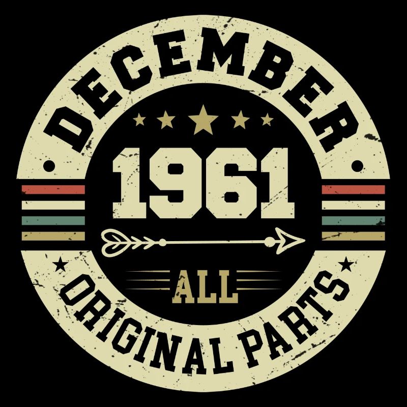 Légendes Anniversaire Décembre 1961 Naissance Cadeau