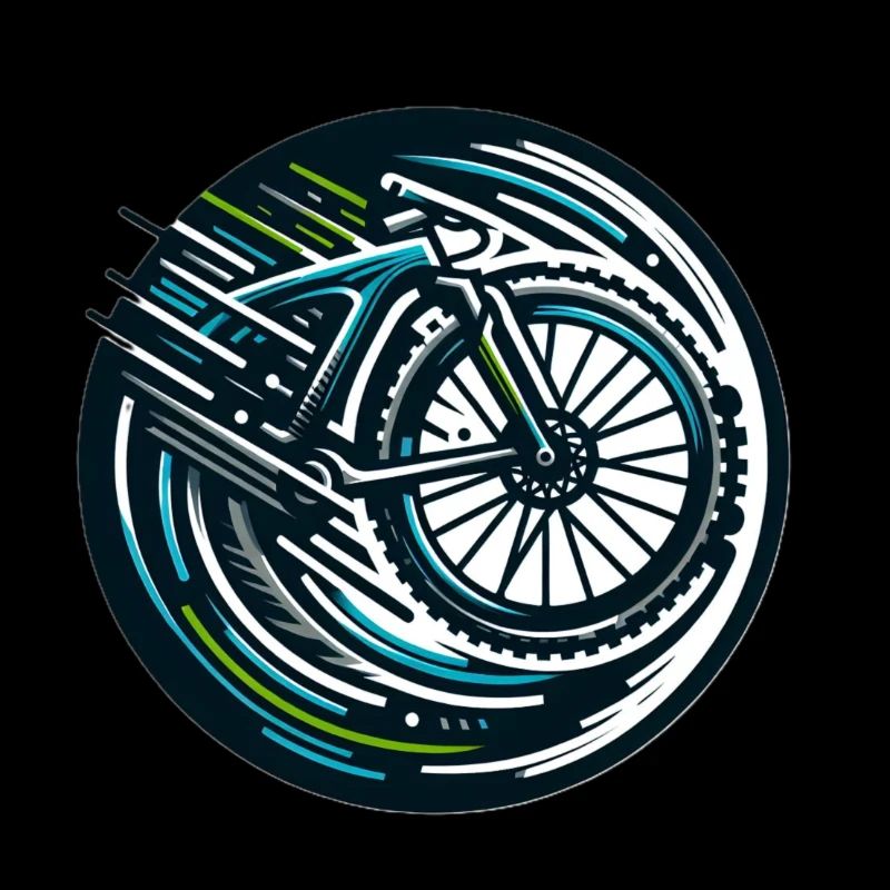 A logo for cyclists