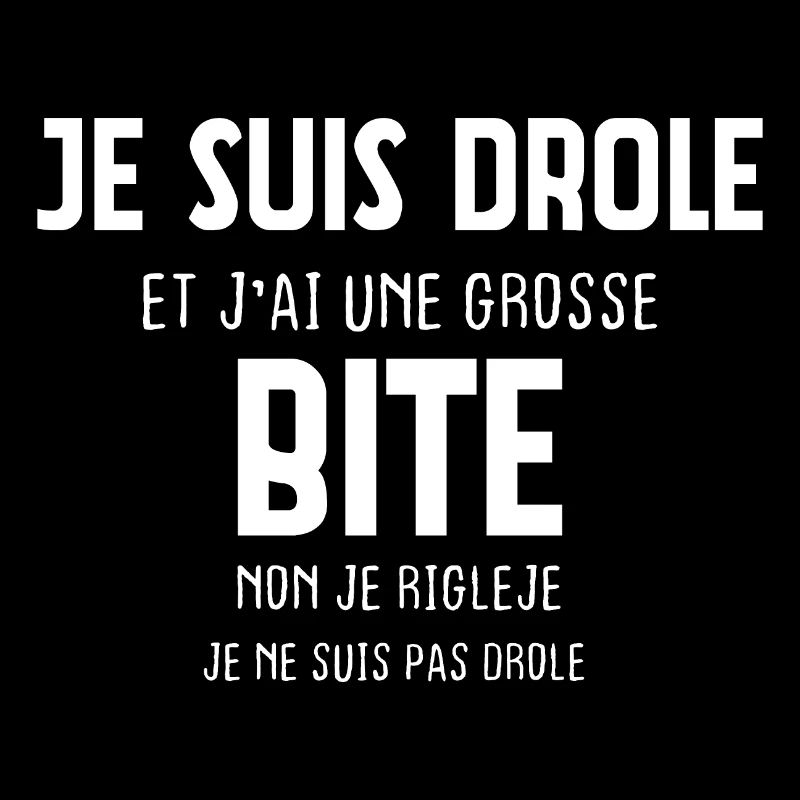 Je suis drôle et j'ai une grosse bite cadeau