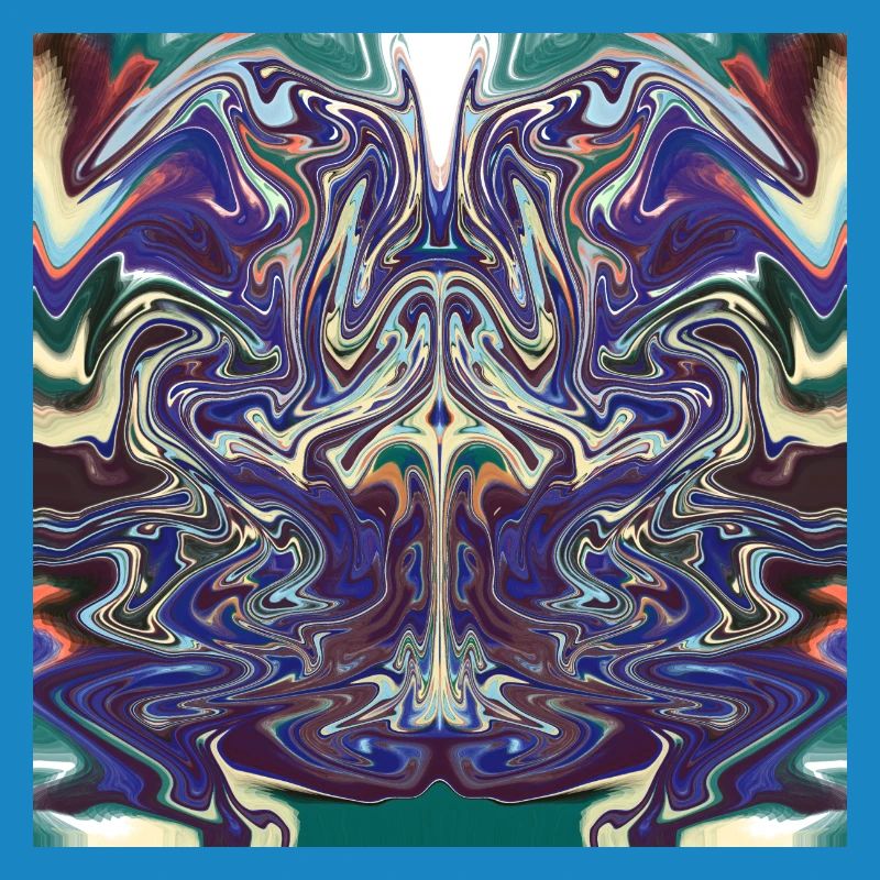 Abstract with a bull pattern