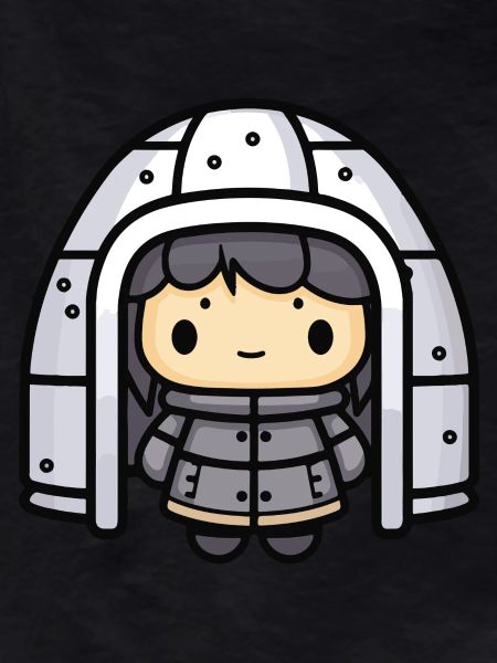 Igloo Eskimo Winter Comic