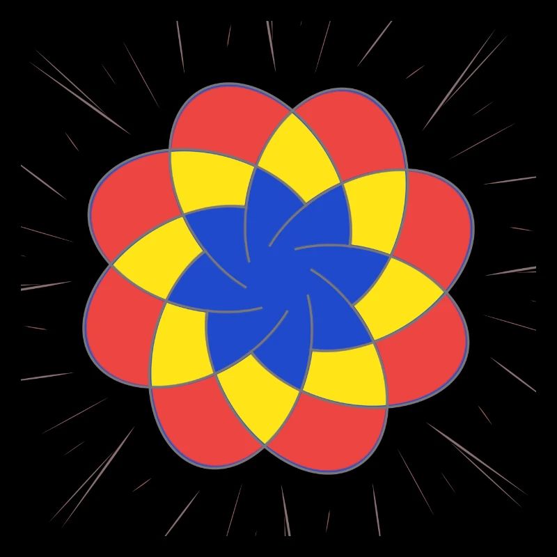 Abstract with a pattern