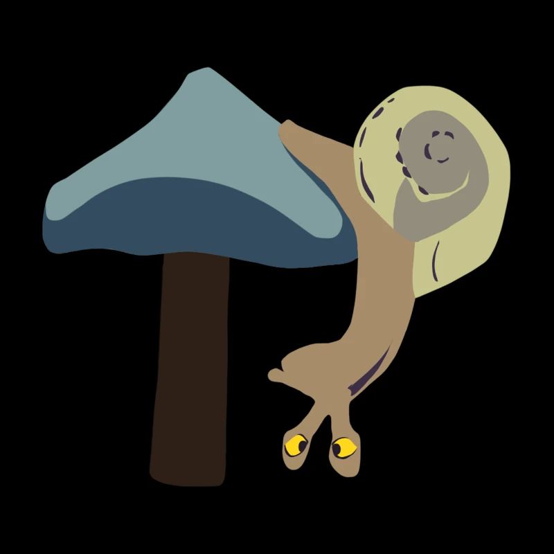 Snail upside down