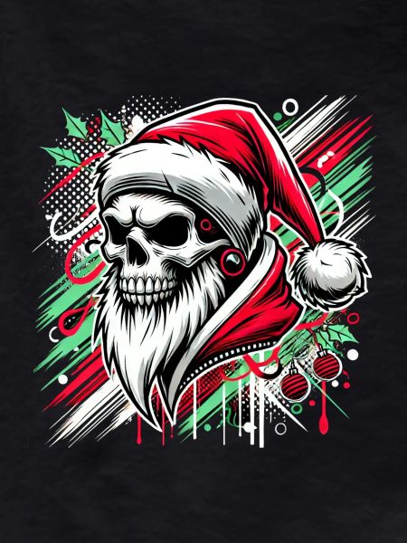 Merry Christmas Skull